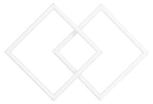 Lampada a soffitto AFRODITE P/P 28W 1400lm 3000K dimmerabile taglio fase - Bianco - Struttura in alluminio e diffusore in silicone opale
