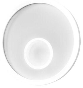 Lampada a soffitto Melania P/G LED 50W 4000K, plafoniera tonda in alluminio bianco, diffusore in metacrilato satinato, IP20, 2260lm - Gealuce
