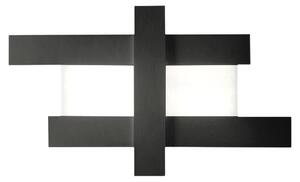 Lampada a Soffitto DOHA P/G 50W LED 4470lm 3000K Nero - Plafoniera da Interno in Alluminio e Metacrilato Bisatinato - Gealuce