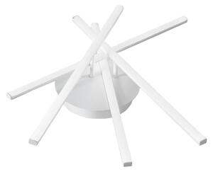Plafoniera LED Tullia P/4 4000K, 40W 2200lm in alluminio satinato bianco e silicone opale, design moderno per interni, IP20 - Gealuce
