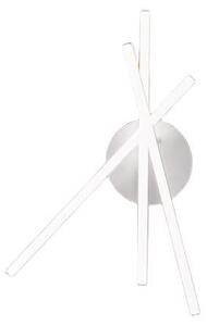 Plafoniera LED Tullia P/3 4000K, 30W 1700lm in alluminio satinato bianco e silicone opale, design moderno per interni, IP20 - Gealuce