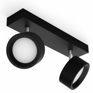 Plafoniera Philips, Bracia, Nero, Soggiorno, Metallo, Moderno