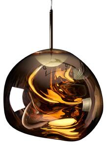 Lampada a sospensione Tom Dixon, Melt Mini, dimmerabile, Dorato / Ottone, Soggiorno, Plastica, Design