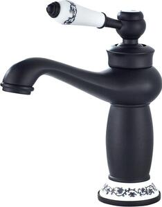 Rubinetto Namuoto nero per miscelatore per lavabo, nucleo valvola in Vetroceramica, ottone