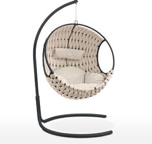 Dondolo da Giardino DUBAI Beige-tortora