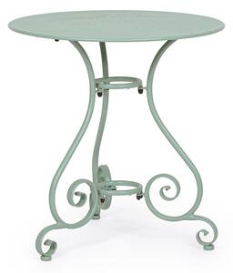VidaXL Tavolino Da Giardino A Forma Di Tamburo Grigio - Polyrattan E Legno Di Acacia - 38x56 Cm - Resistente Per Esterni