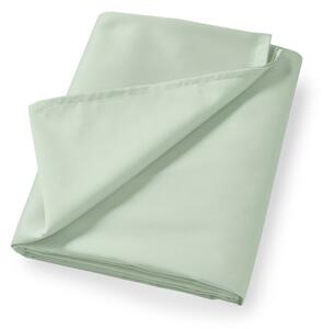 Lenzuolo con angoli verde chiaro in raso di cotone 180x260 cm Cotton Sateen – Bianca