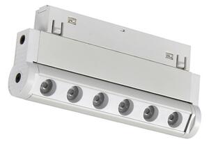 Modulo Faretti Led lineare da binario magnetico 16mm 6W bianco orientabile 12cm Bianco neutro 4000K M LEDME