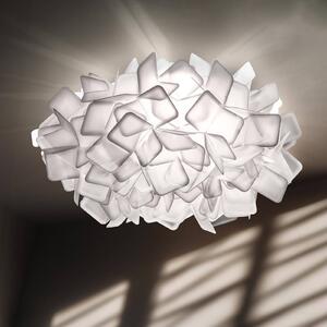 Slamp Applique da parete di design CLIZIA, Bianco / Opale, Soggiorno / Sala da pranzo, Plastica, Design, Applique