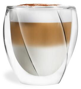 Tazze in set per cappuccino/con parete doppia 2 pz 250 ml Cristallo – Vialli Design