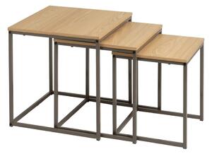 Set di 3 tavoli pieghevoli 40x40 cm - Casa Selección