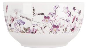 Ciotolina per zuppe e minestre bianca/viola in porcellana 500 ml Louka – Orion