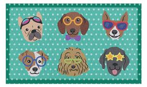 Zerbino 40x70 cm Dogs on Polka Dots – Artsy Doormats