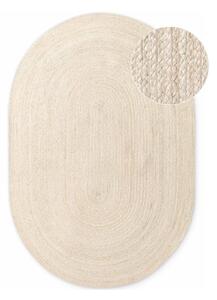 Tappeto colore naturale chiaro in iuta reversibile/tessuto a mano 160x230 cm Braided – Hanse Home