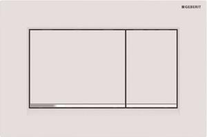 Geberit Sigma30 - Placca di comando Sigma30, bianco opaco/cromo 115.883.JT.1