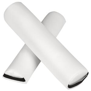 Tectake set di cuscini posturali cilindrici per massaggio - bianco