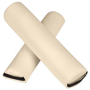 Tectake set di cuscini posturali cilindrici per massaggio - beige