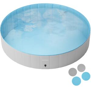 Tectake piscina per cani nele, pieghevole, con attacco per tubo - 160 cm