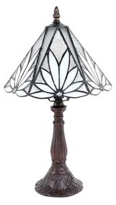 Lampada da tavolo Tiffany Clayre & Eef Ø 20x34 cm Vetro bianco marrone