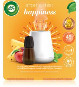 Air Wick Aroma Mist Happiness diffusore di aromi con ricarica + batteria 20 ml