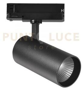 Faro binario plane nero led 40w 4850lm 3000k 8x15cm