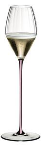 Riedel High Performance Calice Flute 37,5 cl In Vetro Con Stelo Rosa