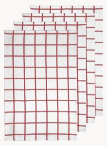 Set di 4 strofinacci Grid Pack Blush