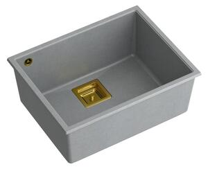 Lavello in granito DAVID 50 Grey Metallic