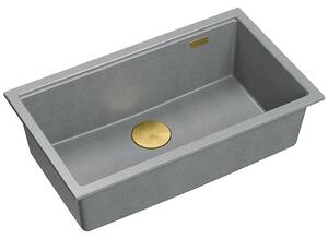 Lavello in granito Logan 110 Grey Metallic