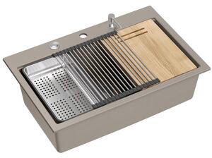 Lavello in granito MARC 110 WORKSTATION Beige