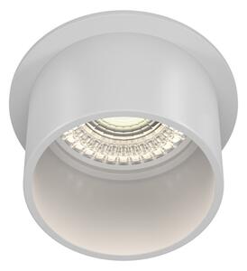 Faretto Moderno Reif Alluminio Bianco 1 Luce Diffusore Vetro