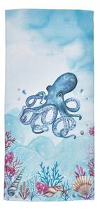 Telo mare blu in cotone 76x160 cm Octopus – Catherine Lansfield