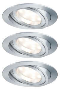 Paulmann 93970 - SET 3x LED/7W IP23 Lampada da incasso per bagno COIN 230V