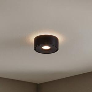 Plafoniera a LED Rotari Arcchio, dimmerabile, Nero, Soggiorno / Sala da pranzo, Alluminio, Moderno, Plafoniera LED