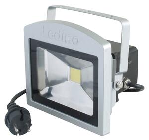 Ledino Faretto LED Benrath 20NB, illuminazione di emergenza, altezza 19 cm 20NB, Alluminio / Grigio / Zincato, Alluminio, Lampada LED da esterni