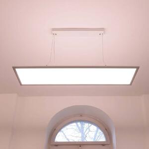Deko-Light LED sospensione 3422, angolare, dip-switch, bianco dimmerabile, Bianco / Opale, Studio / Ufficio, Alluminio, Moderno