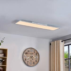 Pannello LED Lamin Lindby, dimmerabile, Bianco / Opale, Soggiorno / Sala da pranzo, Moderno, Plafoniera LED