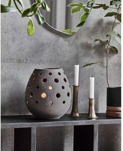 House Doctor - Artie Candle Holder Ø23 Grey House Doctor