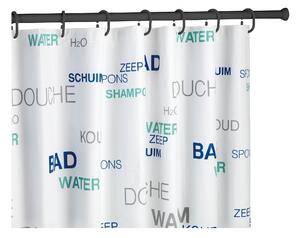 Asta telescopica nera per tenda da doccia, lunghezza 110 - 185 cm - Wenko