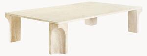Tavolino in travertino Doric larg. 140 cm