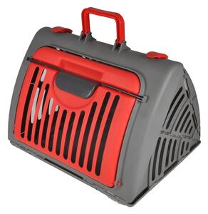 Trasportino grigio per animali domestici 35x46 cm – Love Story