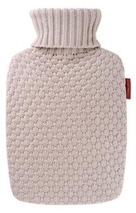 Borsa dell'acqua calda beige in cotone organico 1,8 l Eco Classic Comfort – Hugo Frosch