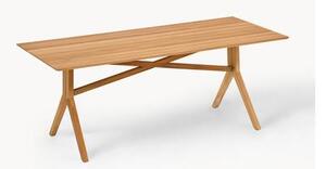 Tavolo da giardino in legno di teak fatto a mano Loft, varie misure