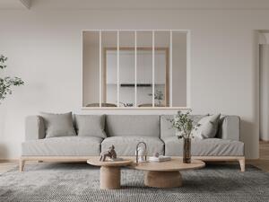 Vetrata stile industriale 180 x 130 cm in Alluminio termolaccato Bianco - BAYVIEW