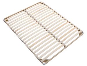 Rete a doghe 160 x 200 cm Beige - 2x19 doghe - smontato senza piedi - KALISTA di YSMÉE