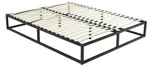Rete Rete a doghe in Metallo 140 x 190 cm 2 x 19 doghe Nero - RAMMUS di YSMÉE
