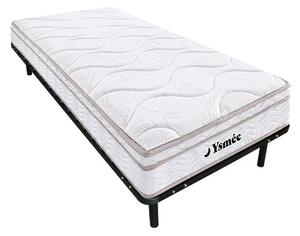 Set rete con doghe + materasso in schiuma, 3 zone a memory foam WOLKENTANZ - YSMÉE - 90 x 200 cm