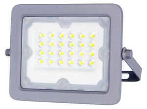 Faro proiettore Led 20W Grigio da esterno IP65 Bianco freddo 6500K Aigostar