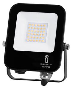 Faro proiettore Led 20W Nero da esterno IP65 Bianco neutro 4000K Aigostar