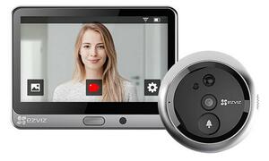 Spioncino Smart EZVIZ DP2C WiFi Full HD 1080p a batteria con videocitofono LCD campanello e audio bidirezionale